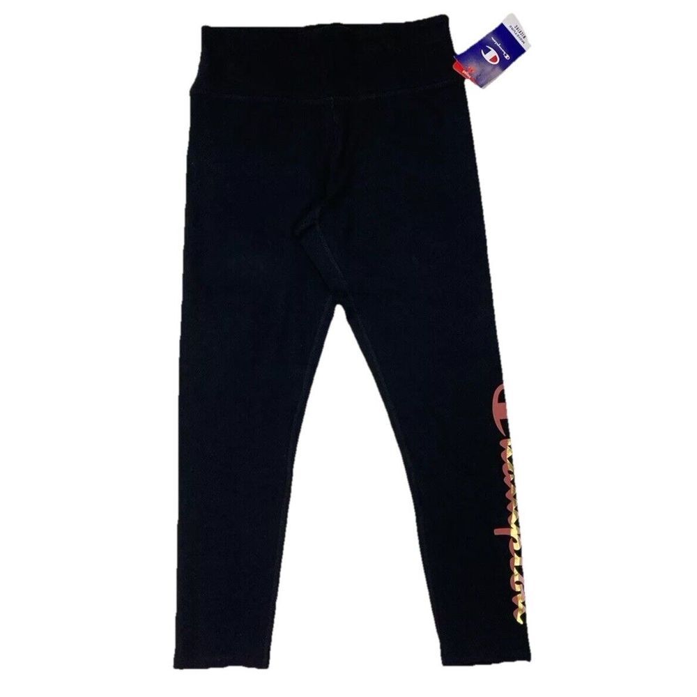 Champion Moisture Wicking 7/8 Leggings Women Small Black